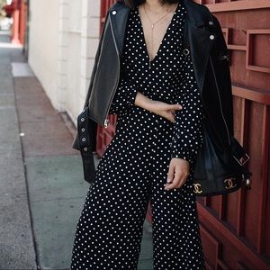 Zara Pants Jumpsuits Zara Polka Dot Jumpsuit Poshmark